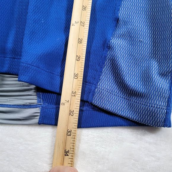 Nike Golf Sphere Dry React Short Sleeve Polo Shirt Men's XL Blue / Gray Vented - Picture 9 of 9